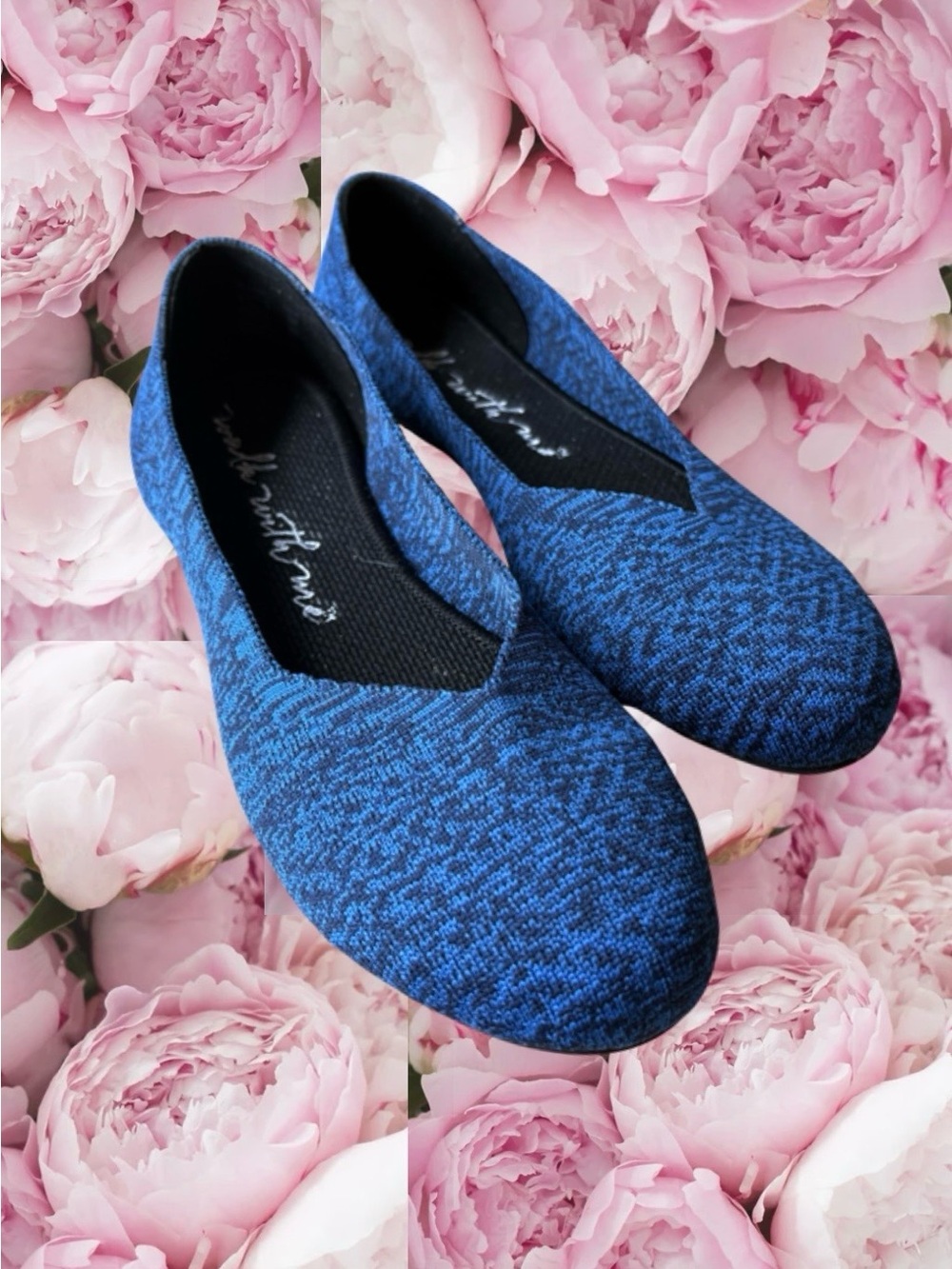 Heather Blue Ballet Flats